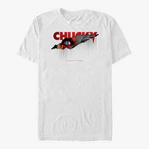 Queens NBCU Chucky - Tear Chucky Unisex T-Shirt White