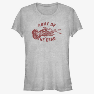 Queens Netflix Army Of The Dead - Arrows Logo Women's T-Shirt Heather Grey