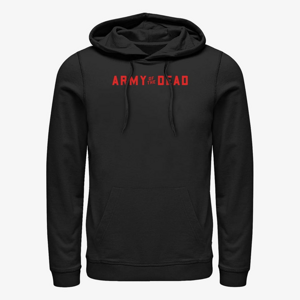 Queens Netflix Army Of The Dead - Red Logo Unisex Hoodie Black
