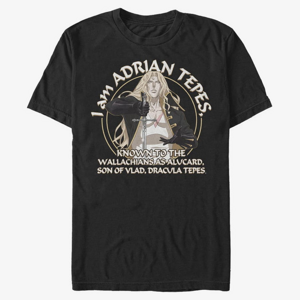 Queens Netflix Castlevania - Adrian Tepes Known As Alucard Men's T-Shirt Black