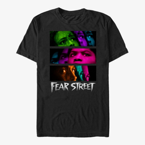 Queens Netflix Fear Street - Neon Eyes Unisex T-Shirt Black