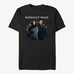 Queens Netflix Midnight Mass - Cropped Group Men's T-Shirt Black
