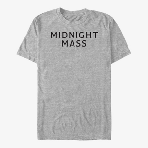 Queens Netflix Midnight Mass - STACKED LOGO Unisex T-Shirt Heather Grey