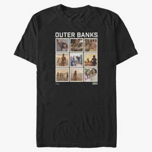 Queens Netflix Outer Banks - Box Up Unisex T-Shirt Black