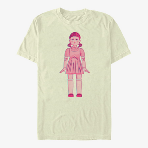Queens Netflix Squid Game - Creepy Doll Unisex T-Shirt Natural