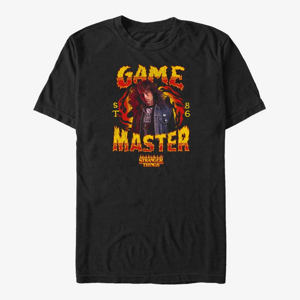 Queens Netflix Stranger Things - DUNGEON MASTER Men's T-Shirt Black