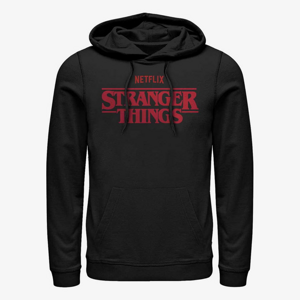 Queens Netflix Stranger Things - Netflix Stranger Logo Unisex Hoodie Black