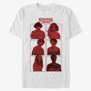 Queens Netflix Stranger Things - S3 BOXUP Men's T-Shirt White