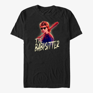 Queens Netflix Stranger Things - Steve The Babysitter Unisex T-Shirt Black