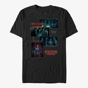 Queens Netflix Stranger Things - Stranger Things Streetwear collage Unisex T-Shirt Black