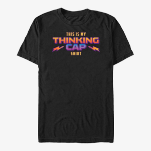 Queens Netflix Stranger Things - Thinking Cap Men's T-Shirt Black
