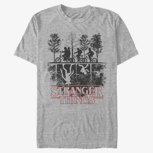 Queens Netflix Stranger Things - Upside down Men's T-Shirt Heather Grey