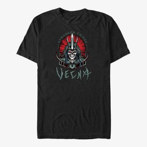 Queens Netflix Stranger Things - Vecna Tombstone Badge Unisex T-Shirt Black