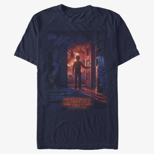 Queens Netflix Stranger Things - Will Open Door Poster Unisex T-Shirt Navy Blue