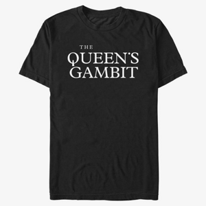 Queens Netflix The Queen's Gambit - Queens Logo Unisex T-Shirt Black