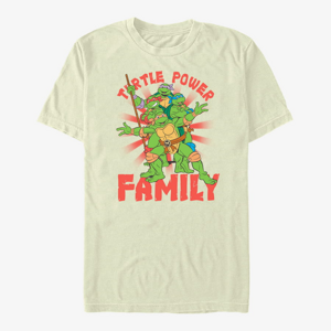 Queens Nickelodeon Teenage Mutant Ninja Turtles - Turtle Power Family Unisex T-Shirt Natural
