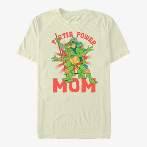 Queens Nickelodeon Teenage Mutant Ninja Turtles - Turtle Power Mom Unisex T-Shirt Natural