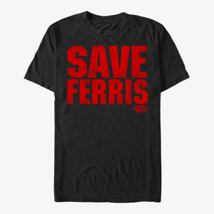 Queens Paramount Ferris Beuller's Day Off - Save Him Unisex T-Shirt Black