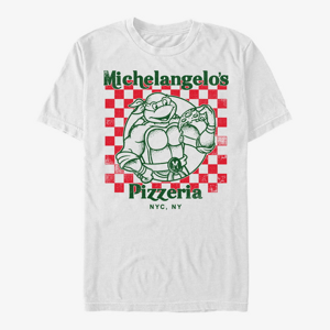 Queens Paramount Nickelodeon - Mikeys Pizza Unisex T-Shirt White