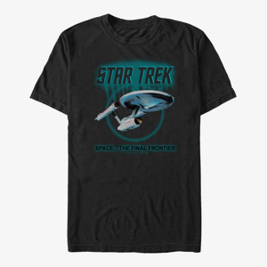 Queens Paramount Star Trek - Enterprise Men's T-Shirt Black