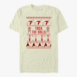 Queens Paramount Star Trek - Holiday Lighting Unisex T-Shirt Natural