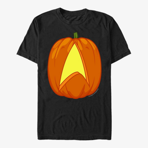 Queens Paramount Star Trek - Trek Pumpkin Unisex T-Shirt Black