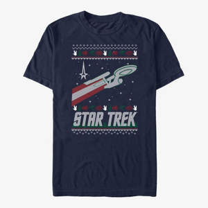 Queens Paramount Star Trek - Trek Sweater Unisex T-Shirt Navy Blue