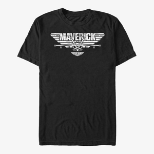 Queens Paramount Top Gun: Maverick - White Maverick Unisex T-Shirt Black