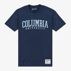 Queens Park Agencies - Columbia University Script Unisex T-Shirt Navy