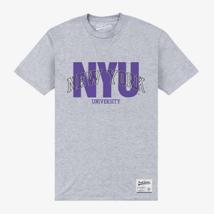 Queens Park Agencies - New York University Script Unisex T-Shirt Sport Grey