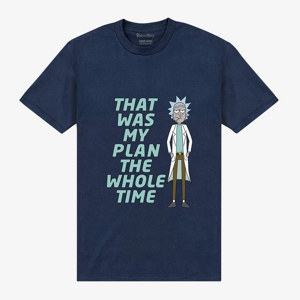 Queens Park Agencies - Rick and Morty My Plan Unisex T-Shirt Navy
