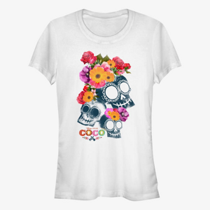 Queens Pixar Coco - Calaveras Women's T-Shirt White