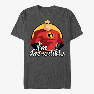 Queens Pixar Incredibles - Be Incredible Unisex T-Shirt Dark Heather Grey