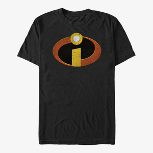Queens Pixar Incredibles - Distressed Logo Unisex T-Shirt Black