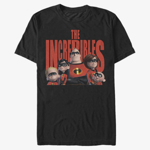 Queens Pixar Incredibles - Title Head Unisex T-Shirt Black