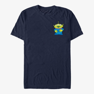 Queens Pixar Toy Story 1-3 - ALIEN PATCH Unisex T-Shirt Navy Blue