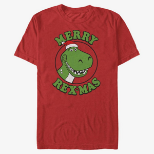 Queens Pixar Toy Story 1-3 - Merry Rexmas Unisex T-Shirt Red
