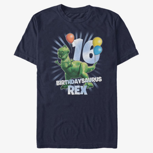 Queens Pixar Toy Story - Ballon Rex 16 Unisex T-Shirt Navy Blue