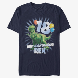Queens Pixar Toy Story - Ballon Rex 18 Unisex T-Shirt Navy Blue