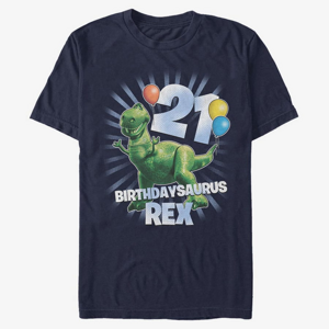 Queens Pixar Toy Story - Ballon Rex 21 Unisex T-Shirt Navy Blue