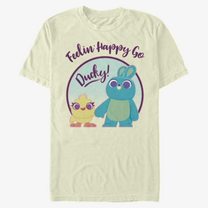 Queens Pixar Toy Story - Ducky Bunny Pastel Unisex T-Shirt Natural