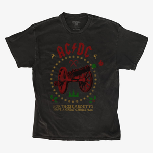 Queens Revival Tee - ACDC Have A Great Christmas Unisex T-Shirt Black