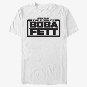 Queens Star Wars Book of Boba Fett - Basic Logo Unisex T-Shirt White