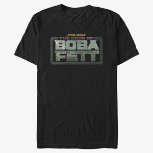 Queens Star Wars: Book of Boba Fett - Boba Fett Main Logo Men's T-Shirt Black