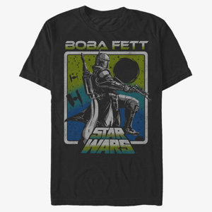 Queens Star Wars Book of Boba Fett - Fett Sunset Unisex T-Shirt Black