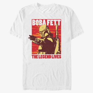 Queens Star Wars Book of Boba Fett - Good Bad Boba Unisex T-Shirt White