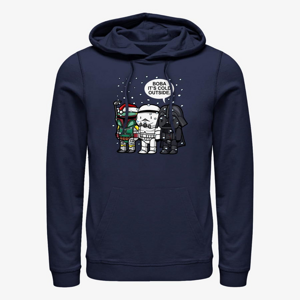 Queens Star Wars: Classic - Boba it's cold Unisex Hoodie Navy Blue