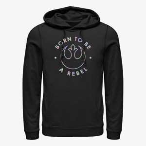 Queens Star Wars: Classic - BORN TO BE A REBEL Unisex Hoodie Black