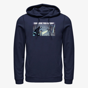 Queens Star Wars: Classic - Can I Give You A Hand Unisex Hoodie Navy Blue