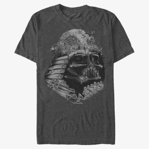 Queens Star Wars: Classic - Empire Head Unisex T-Shirt Dark Heather Grey